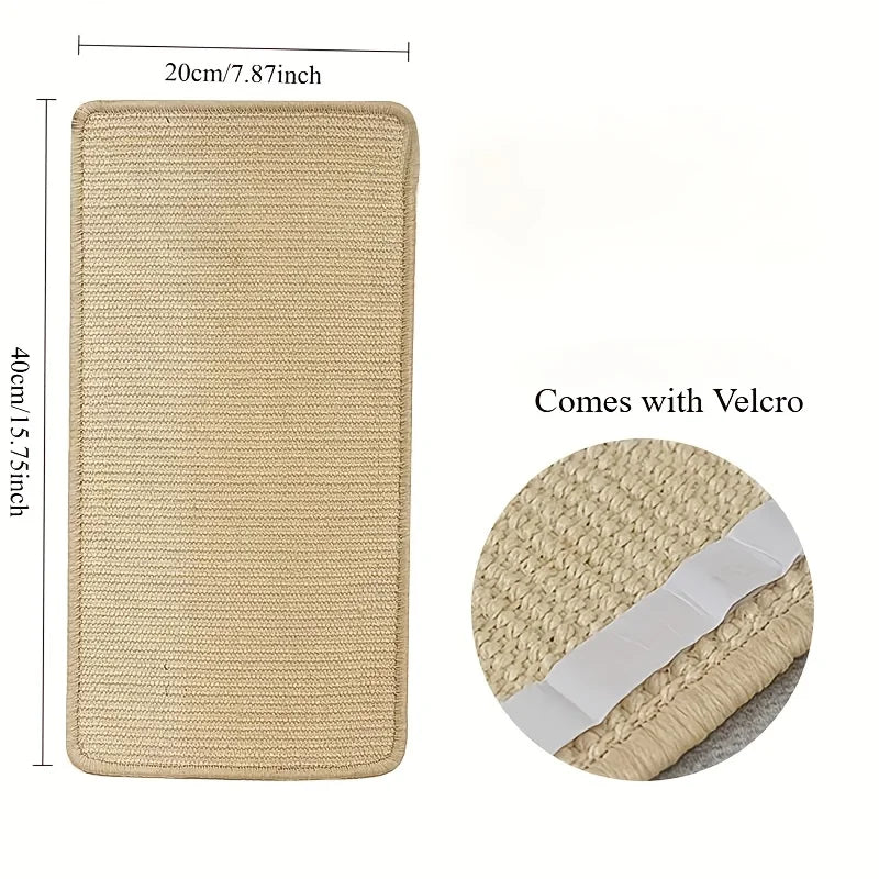 A sturdy and thick cat scratch board - free of clutter, designed for sofa safety, used for exercise and relaxation