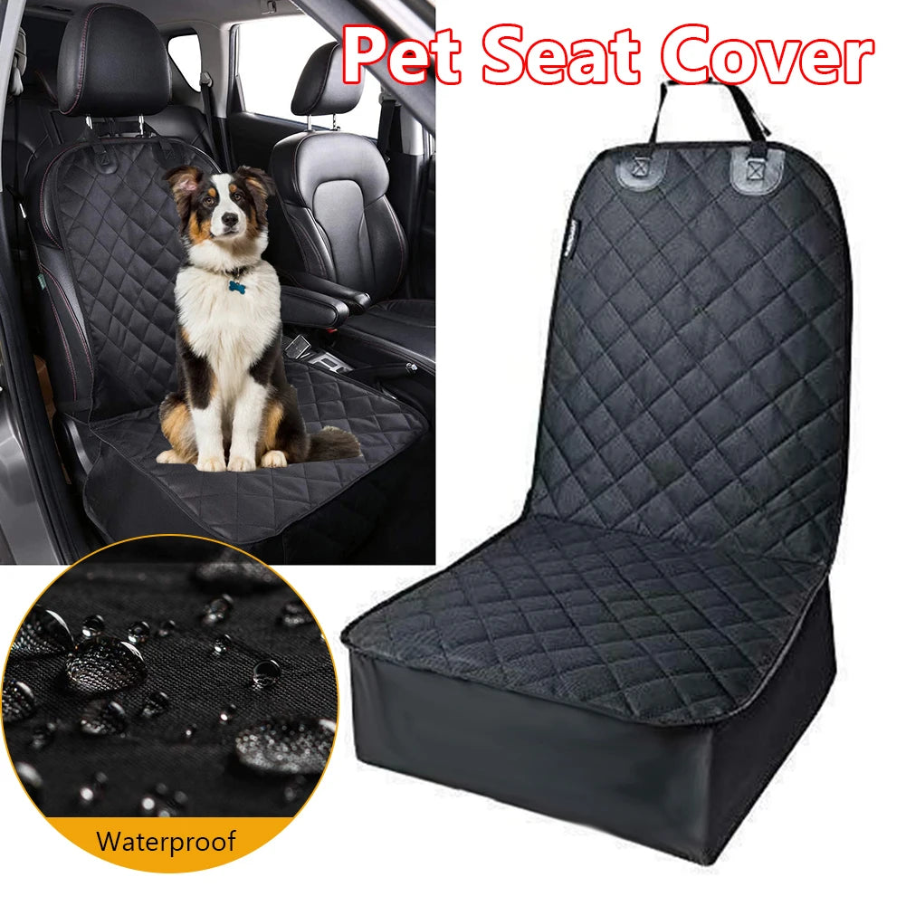 Dog Car Front Seat Cover Waterproof Folding Pet Cat Dog Carrier Mat Seat Cover Back Seat Pet Cover Protector for Cars Trucks SUV