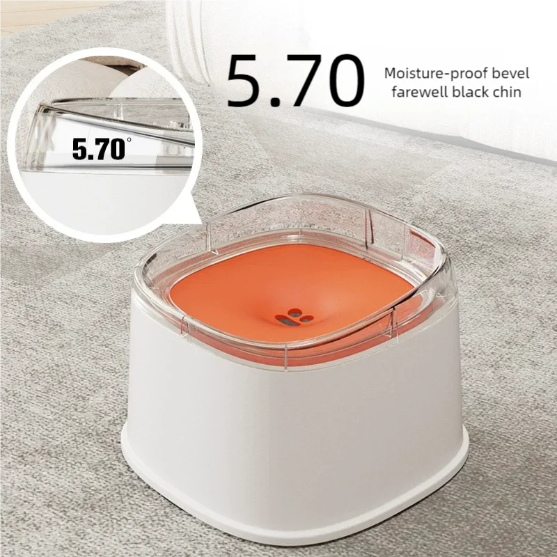 Floating Pet Water Bowl For Dogs Cats No Wet Mouth Anti Splash Portable Comfortable Drinking Non Slip Home Outdoor Use