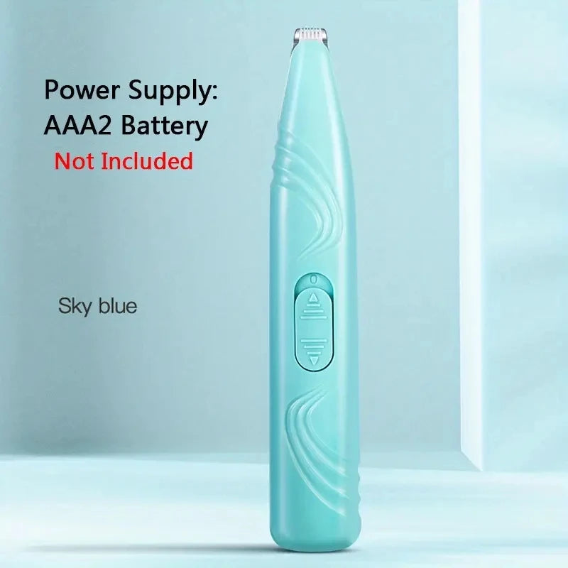 1 non battery pet shaver electric clipper suitable for cats and dogs. It can be used to shave foot hair, buttocks hair, eyes hai