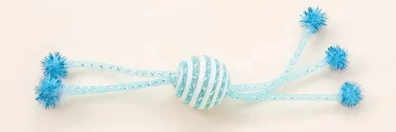 Cat Toy Self Hi Cats Sticks Cat Toys Interactive Ropes Ball Toys for Pet Dogs Teasing Bite-resistant Wool Ball Gatos Accesorios