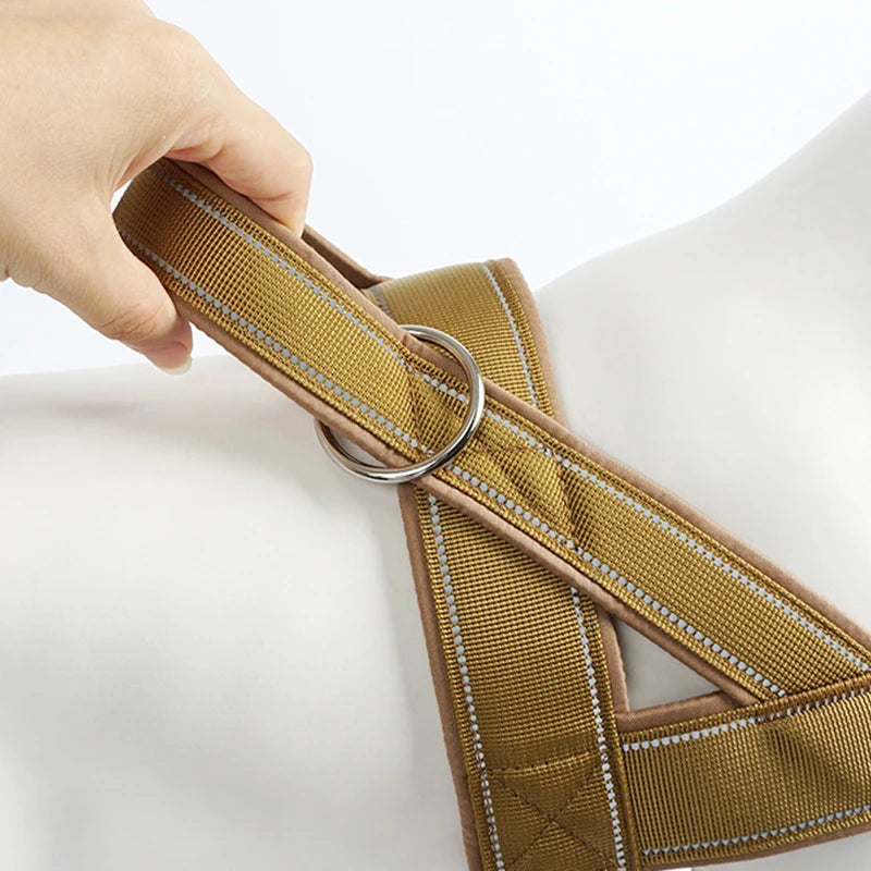 Nylon Durable Dog Harness No Pull Pet Harness with Handle Reflective Training Harness for Small Medium Large Dog German Shepherd