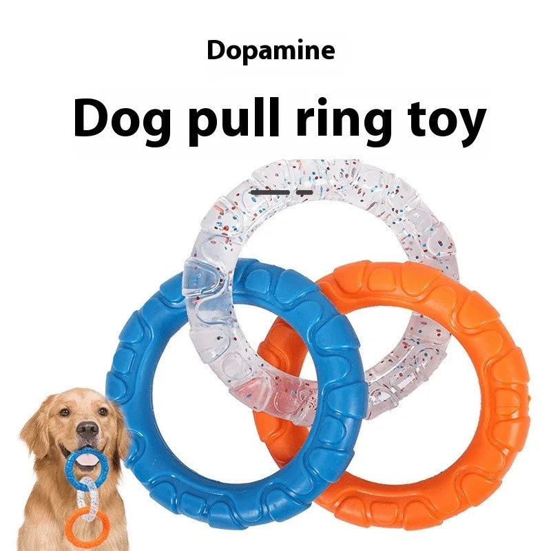 Dog Toys  Pull Rings Tough To Bite  Cleaning Teeth  Grinding Teeth  Relieving Boredom  Training for Both Large and Small Dogs