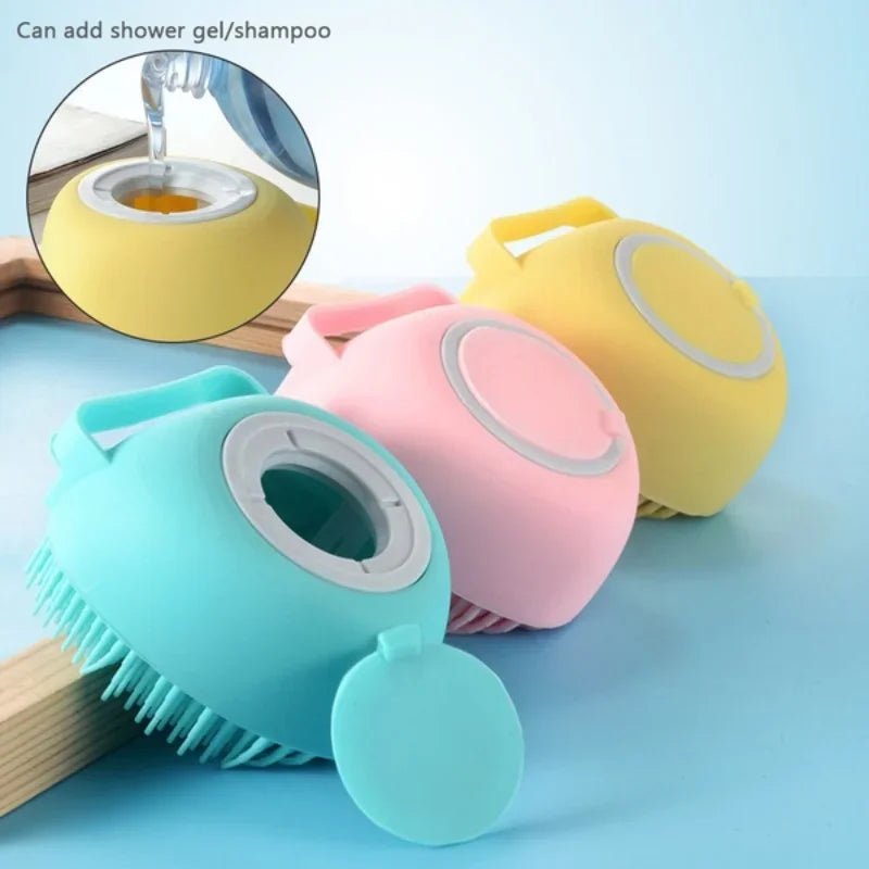 Pet Cleaning Wash Bath Massage Brush Soft Safety Silicone Pet Accessories for Dogs Cats Tools