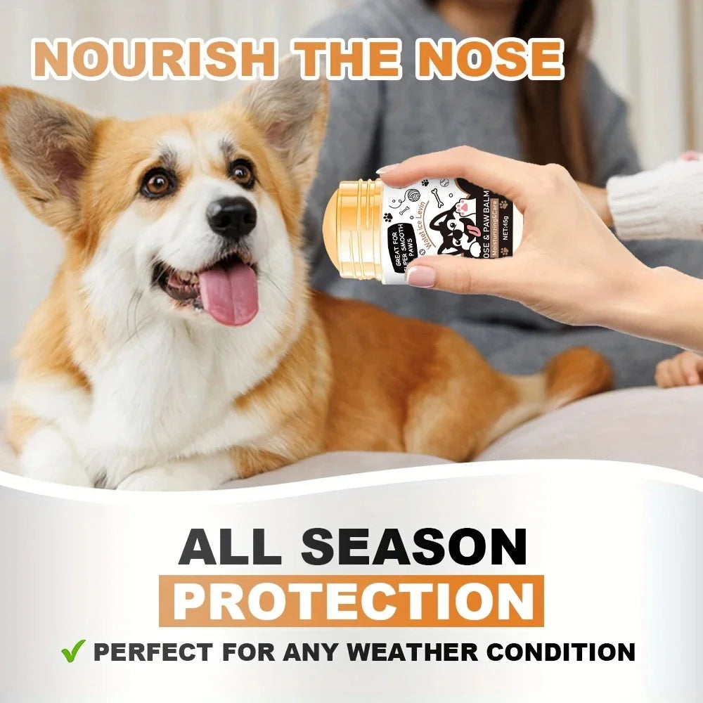 Pet Nose and Foot Moisturizing Cream - Containing Honey and Glycerin Pet Care Sticks, Powerful Moisturizing, Gentle and Non-Irritating, Suitable for Cats and Dogs