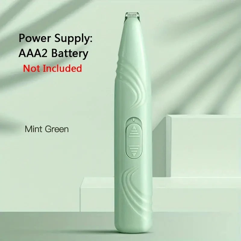 1 non battery pet shaver electric clipper suitable for cats and dogs. It can be used to shave foot hair, buttocks hair, eyes hai