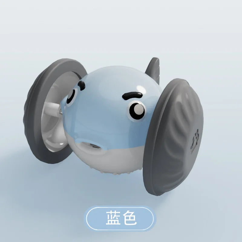 New pet self entertainment toy car, cat teasing tool, electric flying fish, intelligent running car, cat toy