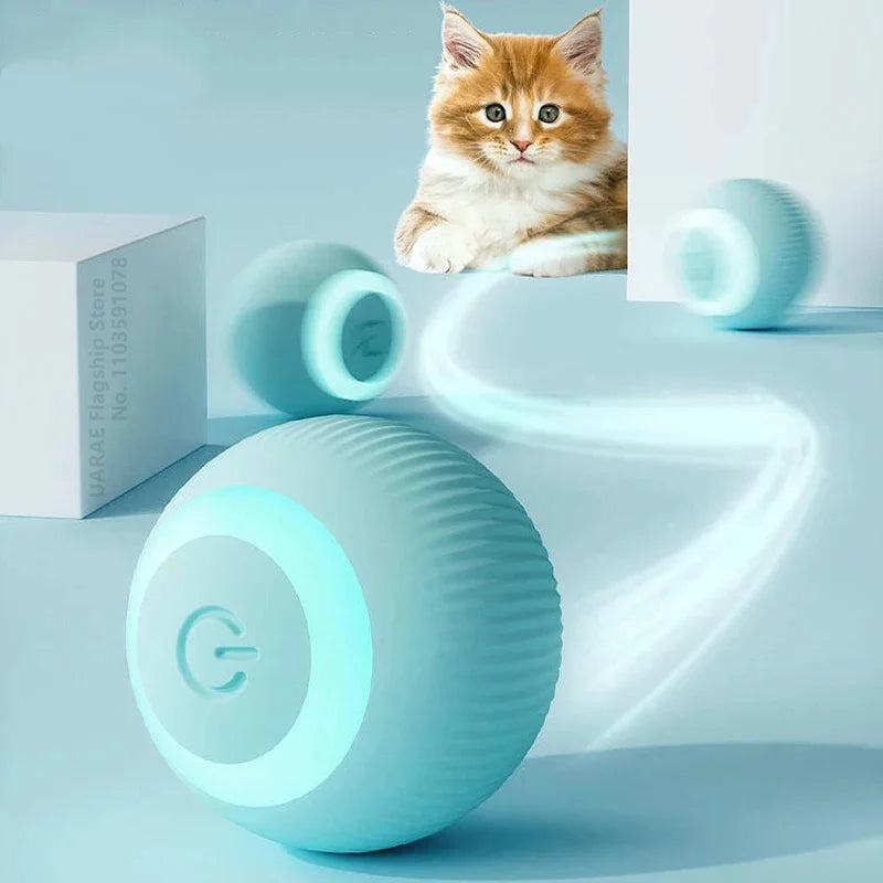 Cat Interactive Ball Smart Cat Toys Indoor Automatic Rolling Magic Ball Electronic Interactive Cat Toy Cat Game Accessories