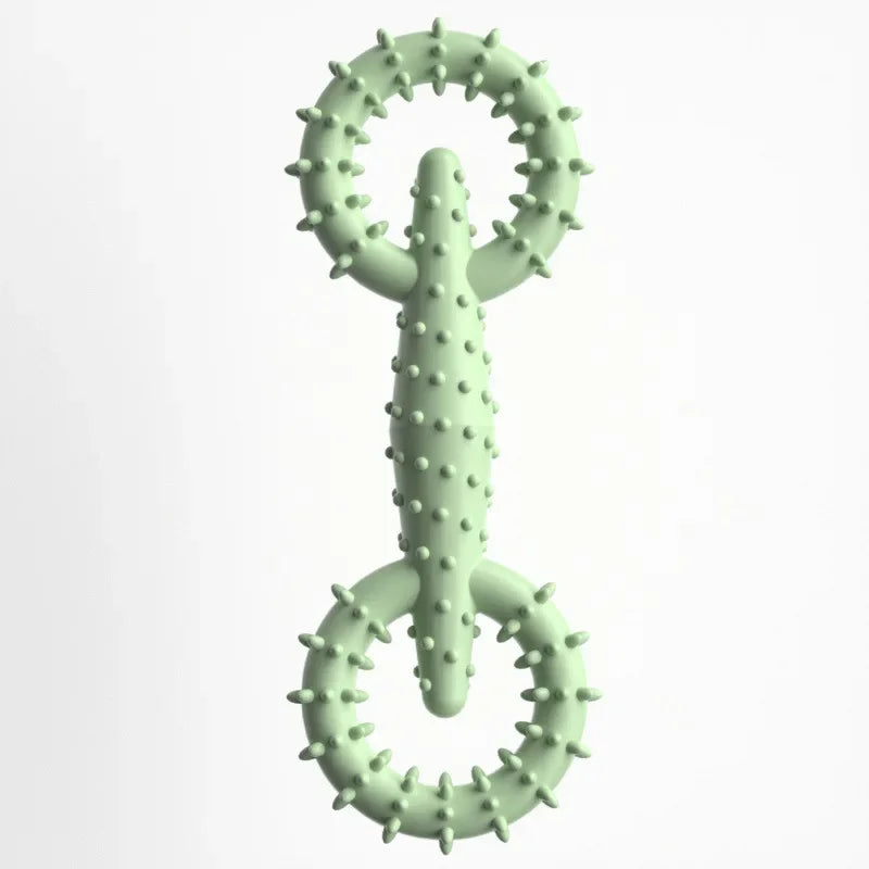 Dog Pull Ring Puppy Chewing Toy Indestructible Pet Pull Ring Toys Interactive Puppy Chew Toy For Boredom Relief Teeth Cleaning