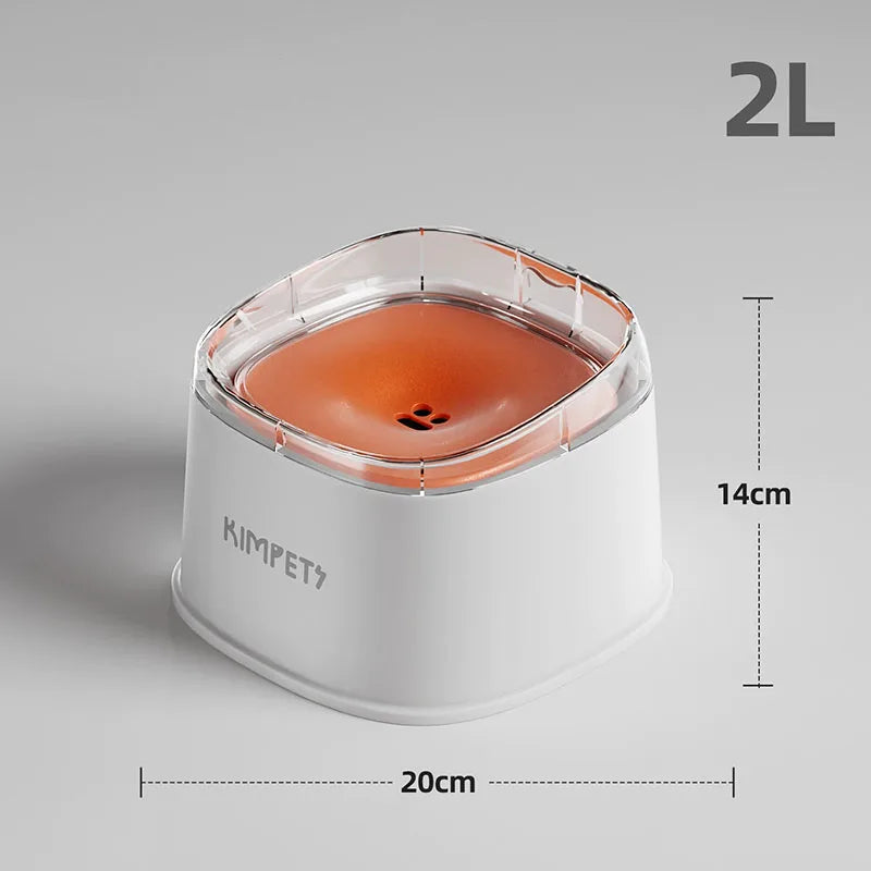 Floating Pet Water Bowl For Dogs Cats No Wet Mouth Anti Splash Portable Comfortable Drinking Non Slip Home Outdoor Use