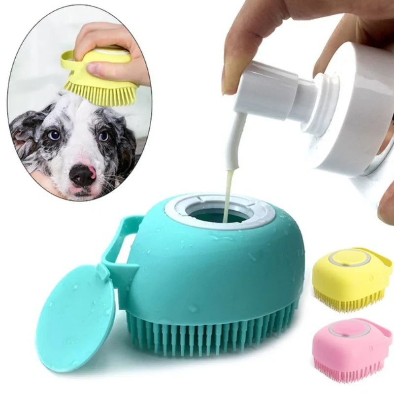 Pet Cleaning Wash Bath Massage Brush Soft Safety Silicone Pet Accessories for Dogs Cats Tools