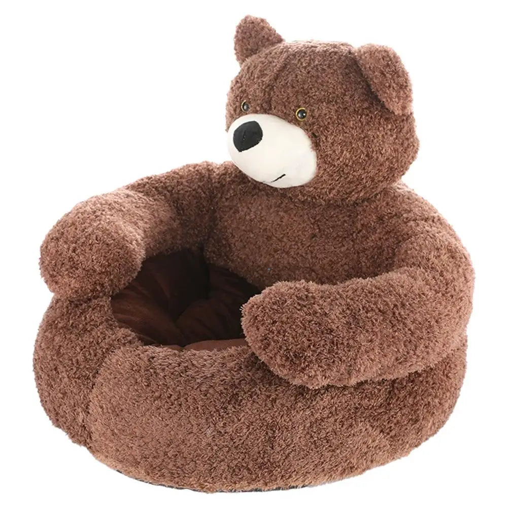 Dog Bed Super Soft Cozy Bear Hug Pet Sleeping Mat Removable Washable Four Seasons Creative Bear Design Cat Bed Dog Pad Winter
